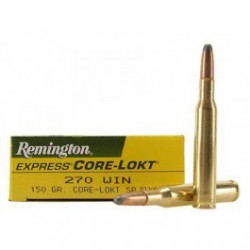 Munición Remington 270 Win 115g. Core Lokt