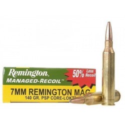 Munición Remington 7mm Rem Mag Core Lokt