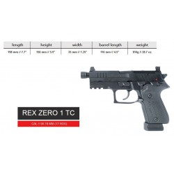 Pistola Arex Rex Zero 1 TC 9 Pb