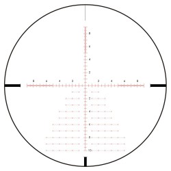 Visor Sightmark 6.25-25x56 Latitude PRS IR para disparos a larga distancia.