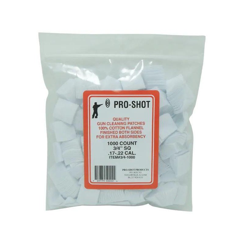 Pro-Shot Products 100% Cotton Flannel Patches 