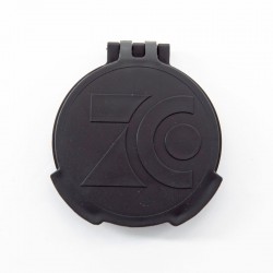 Tapa Zero Compromise Tenebraex Flip Up para objetivos de visores, disponibles en 50 y 56 mm. de diámetro.
