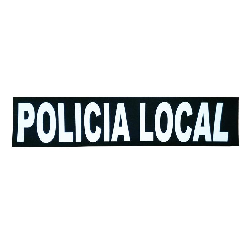 Parche MSP Policía Local Reflectante Velcro 12x3,5 cm.